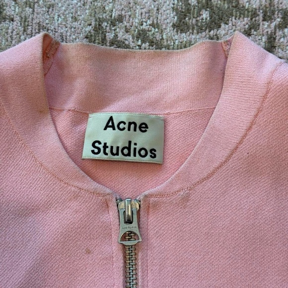 Acne Pink Bomber Jacket - Picture 2 of 5